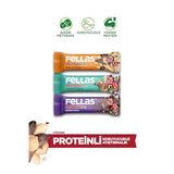 Fellas Protein Bar, Karma Kutu (3 Çeşit), 32gr x 12 Adet