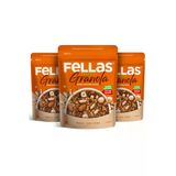 Fellas Protein Granola - Karışık Kuruyemiş & Kakao (270 g) - 3'lü Paket