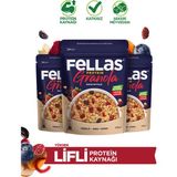 Fellas Protein Granola - Kırmızı Meyveler (270 g) - 3'lü Paket - 810 gr