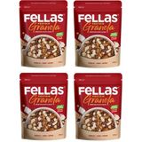 Fellas Vegan Protein Granola Hindistan Cevizi & Kakao 270 Gr X 4 Adet