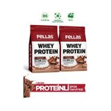 Fellas Whey Protein Tozu 1050 G - Çikolata Aromalı 525 G x 2 Çikolata