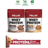 Fellas Whey Protein Tozu 2'li Deneme Paketi (175g x 2) - Çikolata - Kurabiye