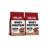 Fellas Whey Protein Tozu Çikolata Aromalı (525 g) x 2 Adet