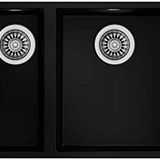 Fellowes 115260029 Granit Mutfak Lavabosu (Tegranit) Tek ve Yarı Kaseli Kare 560 TG-Siyah-115260029, Siyah