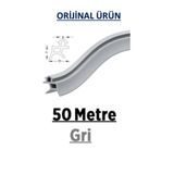 FELSEN Pimapen Pvc Pen Kapı Pencere Fitili Contası 50 Metre Gri