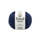 Felted Tweed Örgü İpi Gece Laciverti%50 Organik Merino Yün%25 Baby Alpaka Yün%25 Viskoz 100g 350m (75376)