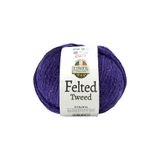 Felted Tweed Örgü İpi Kraliyet Moru%50 Organik Merino Yün%25 Baby Alpaka Yün%25 Viskoz 100g 350m (76111)