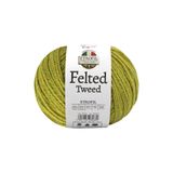 Felted Tweed Örgü İpi Yeşil Altın%50 Organik Merino Yün%25 Baby Alpaka Yün%25 Viskoz 100g 350m (74317)
