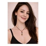 Femenino Doğal Taşlı 7 Çakra Kolye – Akik, Sitrin, Kristal Kuvars, Lapis, Aventurin, Kaplan Gözü, Ametist