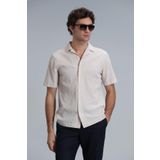 Femer Erkek Basic Gömlek Regular Fit Bej XS
