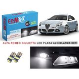 Femex Alfa Romeo Giulietta LED Plaka Aydınlatma Ampul Seti FEMEX Parlak Beyaz