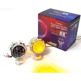 Femex Bi-Xenon Turuncu Bal Petek Desenli Far Içi Mercek 2,5 Inc Far Merceği LED Xenon Uyumlu