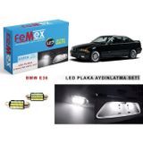 Femex Bmw E36 LED Plaka Aydınlatma Ampul Seti FEMEX Parlak Beyaz