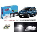 Femex Fiat Doblo D5 2023 Sonrası LED Plaka Aydınlatma Ampul Seti Femex Parlak Beyaz