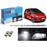 Femex Fiat Punto LED Plaka Aydınlatma Ampul Seti Femex Parlak Beyaz