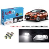 Femex Ford Fiesta LED Plaka Aydınlatma Ampul Seti Femex Parlak Beyaz