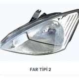 Femex Ford Focus 1.5 2001-2005 Kısa Uzun Far Led Tip 2 Cosmo Mini