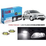 Femex Ford Focus 1 LED Plaka Aydınlatma Ampul Seti Femex Parlak Beyaz