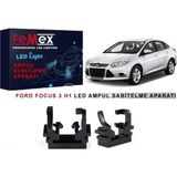 Femex Ford Focus 3 Uzun Far LED Ampul Sabitleme Aparatı - Beyaz - 1