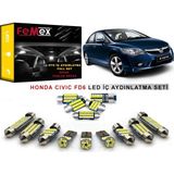 Femex Honda Civic Fd6 LED Iç Aydınlatma Ampul Seti Femex Parlak Beyaz