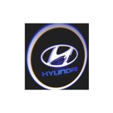 Femex Hyundai Araçlar İçin Pilli Yapıştırmalı Kapı Altı Led Logo