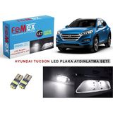 Femex Hyundai Tucson LED Plaka Aydınlatma Ampul Seti Femex Parlak Beyaz