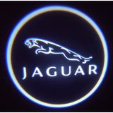 Femex Jaguar Araçlar Için Pilli Yapıştırmalı Kapı Altı LED Logo - Beyaz