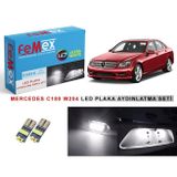 Femex Mercedes C180 W204 LED Plaka Aydınlatma Ampul Seti Femex Parlak Beyaz