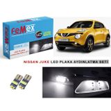Femex Nissan Juke LED Plaka Aydınlatma Ampul Seti Femex Parlak Beyaz