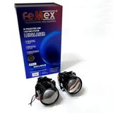Femex P28 Vidalı Bi-Led Projektör Far İçi Led Mercek 2.5 Inc Kısa Uzun Birlikte (Vidalı Somonlu)