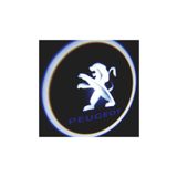 Femex Peugeot Araçlar İçin Pilli Yapıştırmalı Kapı Altı Led Logo