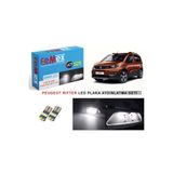 FEMEX Peugeot Rifter Araçlar Için Led Plaka Aydınlatma Ampul Seti Parlak Beyaz