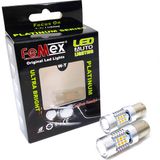 Femex Platinum P21W-1156-15W- Tek Duy Led Ampul Turuncu Mercekli-3030 Chip 21Smd Ultra Parlak