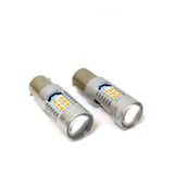 FEMEX Platinum P21W 1156 Tek Duy Led Ampul Koyu Turuncu Mercekli