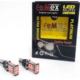 Femex Platinum T15 W16W Kırmızı LED Ampul Park - 3. Stop Ampulu- 2 Adet