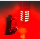 FEMEX Premium T20 7443 Led Ampul Çift Duy Kırmızı 2835 Chip Mercekli