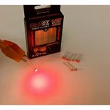 Femex Premium T5 T4 10'Lu İnce Bacaklı Kıl Led Mini Ampul Kırmızı