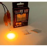 Femex Premium T5 T4 10'Lu İnce Bacaklı Kıl Led Mini Ampul Turuncu