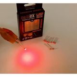 FEMEX Premium T5 T4 10\'lu İnce Bacaklı Kıl Led Mini Led Ampul Parlak Kırmızı