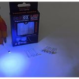 FEMEX Premium T5 T4 10\'lu İnce Bacaklı Kıl Led Mini Led Ampul Parlak Mavi