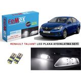Femex Renault Taliant LED Plaka Aydınlatma Ampul Seti Femex Parlak Beyaz