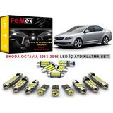 Femex Skoda Octavia 2013-2016 LED Iç Aydınlatma Ampul Seti Femex Parlak Beyaz