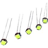 Femex T5 LED Ampul Kıl Bacak Tel Bacak Kılçık Ampul Yeşil (5 Adet)