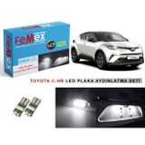Femex Toyota C-Hr LED Plaka Aydınlatma Ampul Seti Femex Parlak Beyaz