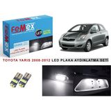 Femex Toyota Yaris LED Plaka Aydınlatma Ampul Seti Femex Parlak Beyaz