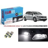 Femex Volkswagen Golf6 LED Plaka Aydınlatma Ampul Seti Parlak Beyaz