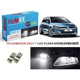 Femex Volkswagen Golf7 LED Plaka Aydınlatma Ampul Seti Parlak Beyaz