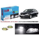 Femex Volkswagen Jetta Mk5 LED Plaka Aydınlatma Ampul Seti FEMEX Parlak Beyaz