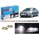 Femex Volkswagen Passat B6 LED Plaka Aydınlatma Ampul Seti Femex Parlak Beyaz