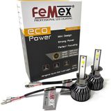 Femex Yeni Eco Power H1 Şimşek Etkili LED Xenon Fanlı 50W 9000 Lumen